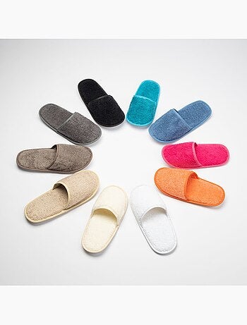 Pantofole da bagno in cotone spugna impermeabile unisex SPA