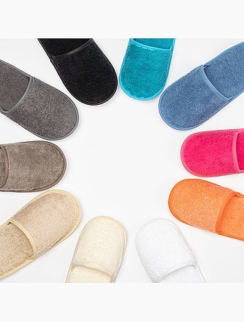 Pantofole da bagno in cotone spugna impermeabile unisex SPA