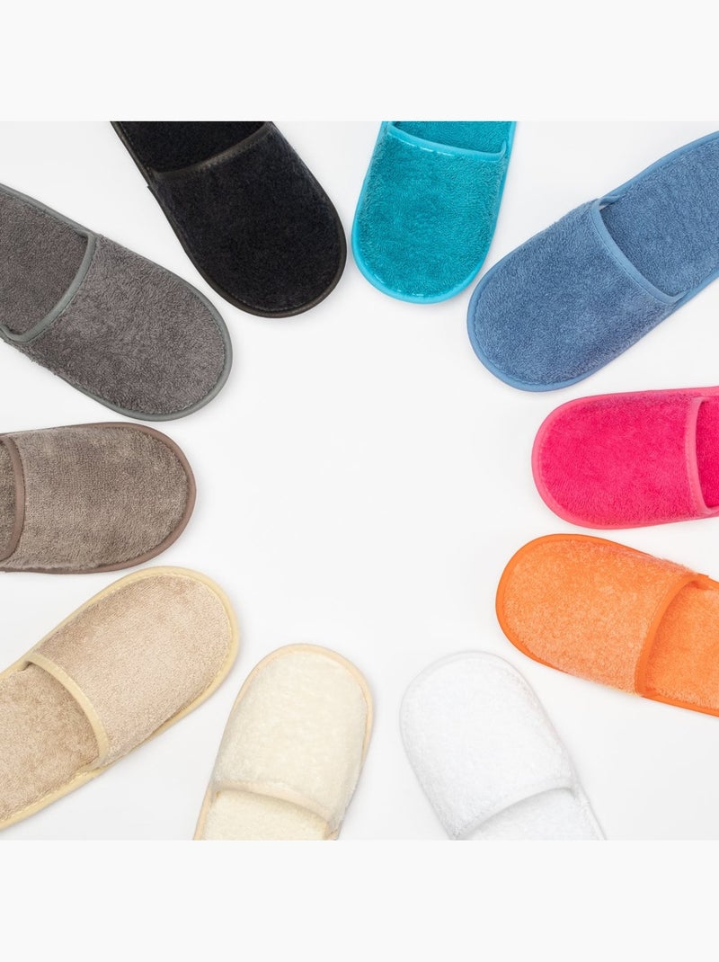 Pantofole da bagno in cotone spugna impermeabile unisex SPA Avorio - Kiabi