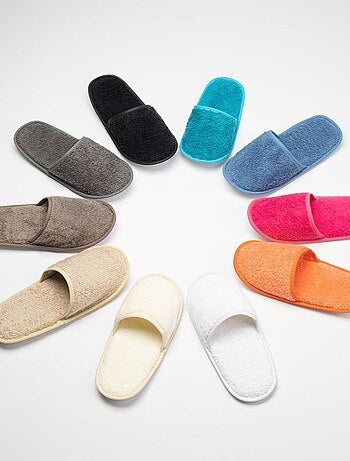 Pantofole da bagno in cotone spugna impermeabile unisex SPA