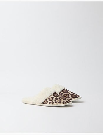 Pantofole da camera da letto con stampa animale, mo fashion