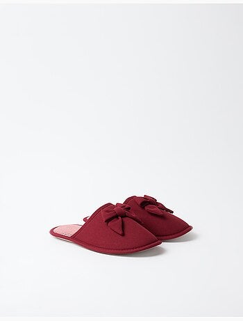 Pantofole da camera da letto di vichy, mo fashion