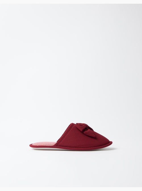 Pantofole da camera da letto di vichy, mo fashion - Kiabi