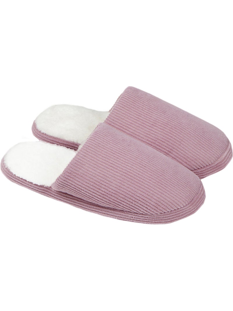Pantofole da casa a righe da donna admas Rosa - Kiabi