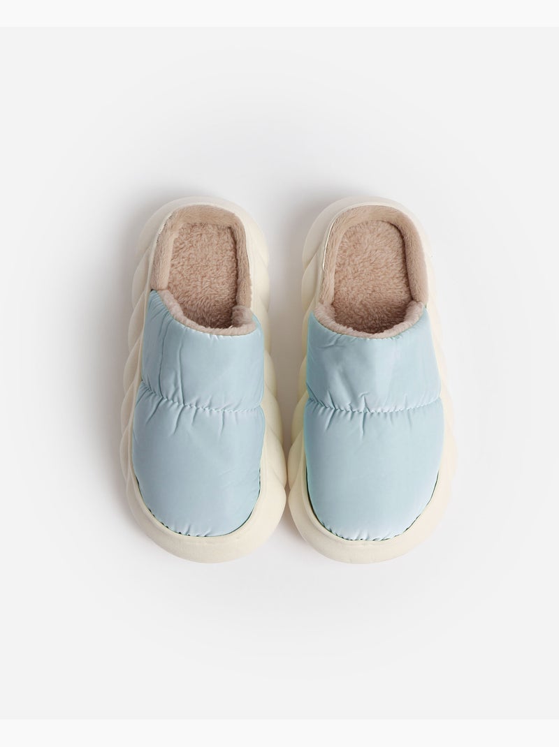 Pantofole da casa imbottite da donna ADMAS Blu - Kiabi
