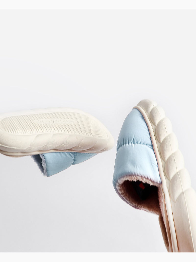 Pantofole da casa imbottite da donna ADMAS Blu - Kiabi