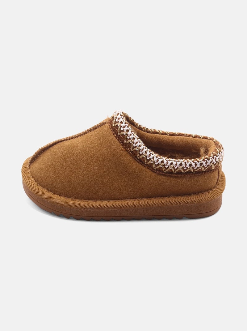 Pantofole da infilare Cammello - Kiabi