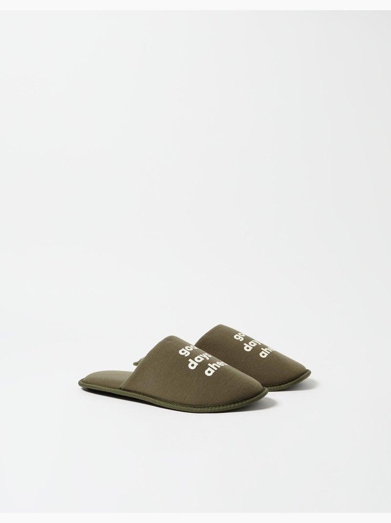 Pantofole da stanza con motivi, MO Fashion Verde - Kiabi