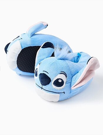 Pantofole di peluche con orecchie di Stitch in 3D