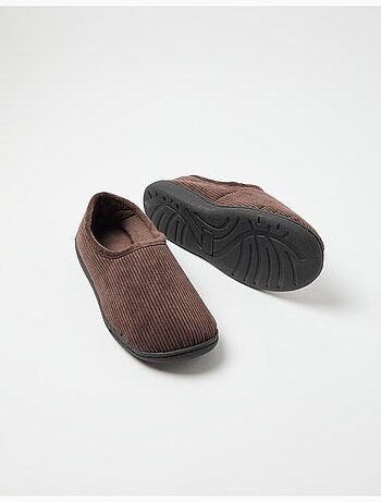 Pantofole di velluto a coste, MO Fashion