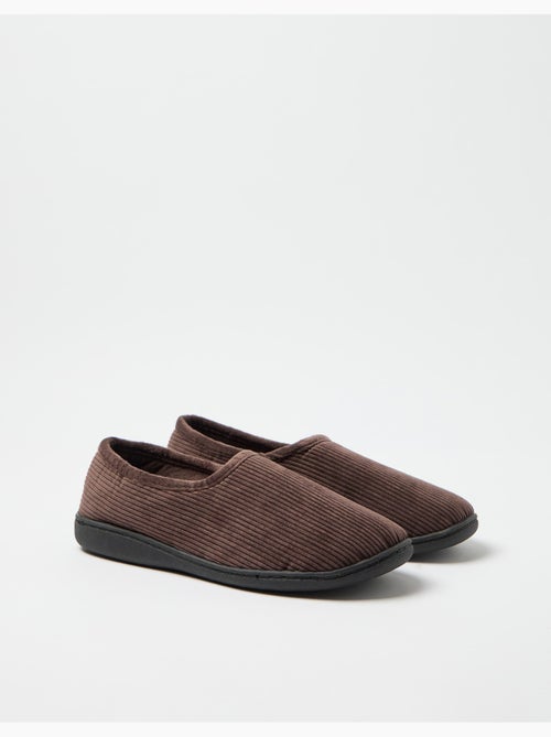 Pantofole di velluto a coste, MO Fashion - Kiabi