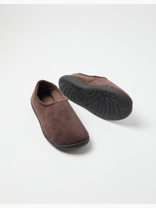 Pantofole di velluto a coste, MO Fashion - Kiabi