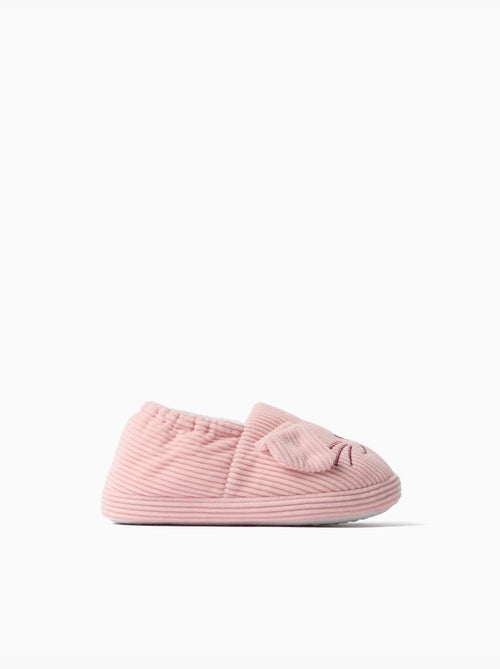 Pantofole di velluto a coste, mo fashion - Kiabi Pantofole di velluto a coste, mo fashion - Kiabi