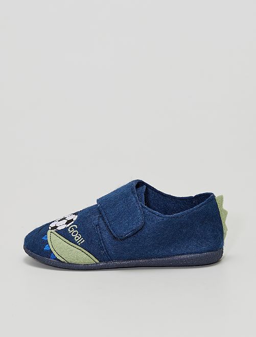 Pantofole 'Dinosauro' - blu navy - Kiabi - 8.00€