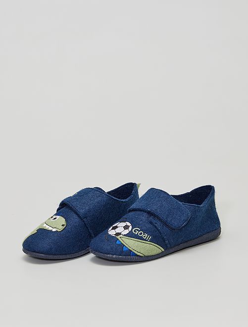 Pantofole 'Dinosauro' - blu navy - Kiabi - 8.00€