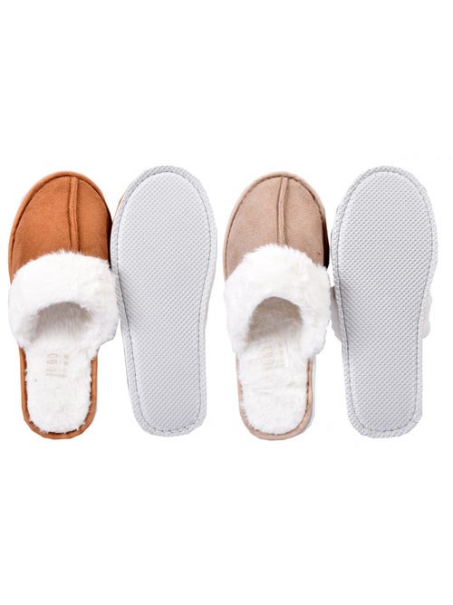 Pantofole Donna CASA AND CO - Confezione da 2 - Kiabi