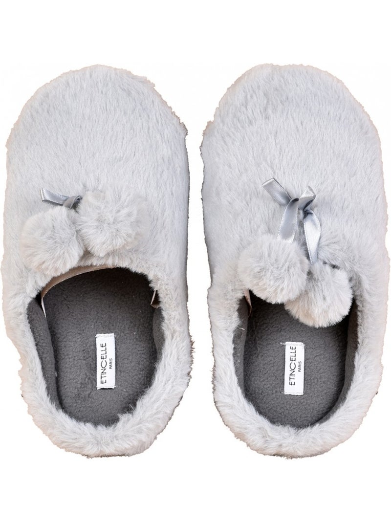 Pantofole Donna Comfort Qualità Superiore Grigio - Kiabi