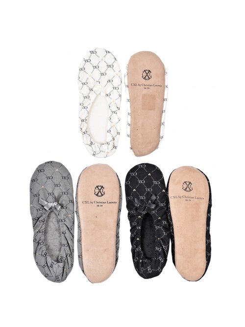 Pantofole Donna CXL BY LACROIX Confezione da 3 - Kiabi
