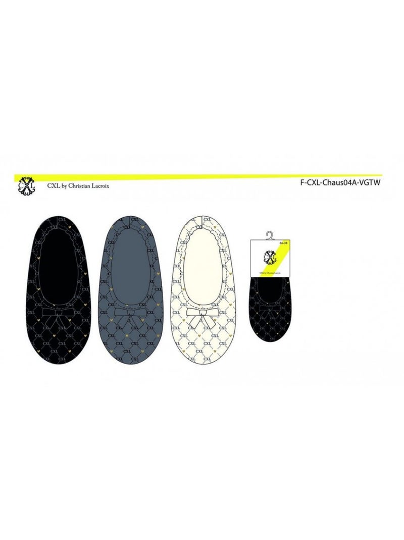Pantofole Donna CXL BY LACROIX Confezione da 3 Multicolore - Kiabi