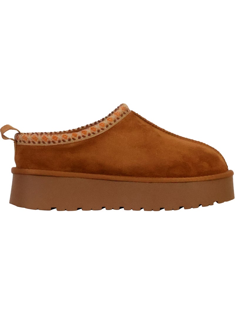 Pantofole Donna in Microfibra Cammello - Kiabi