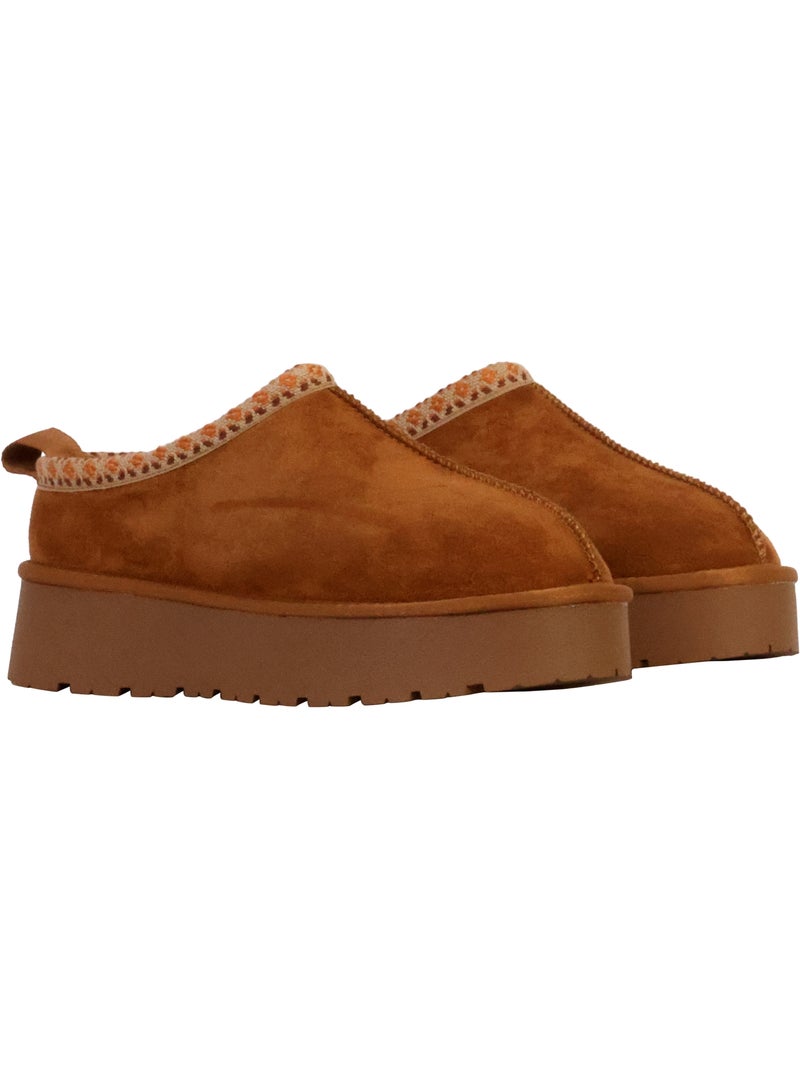 Pantofole Donna in Microfibra Cammello - Kiabi