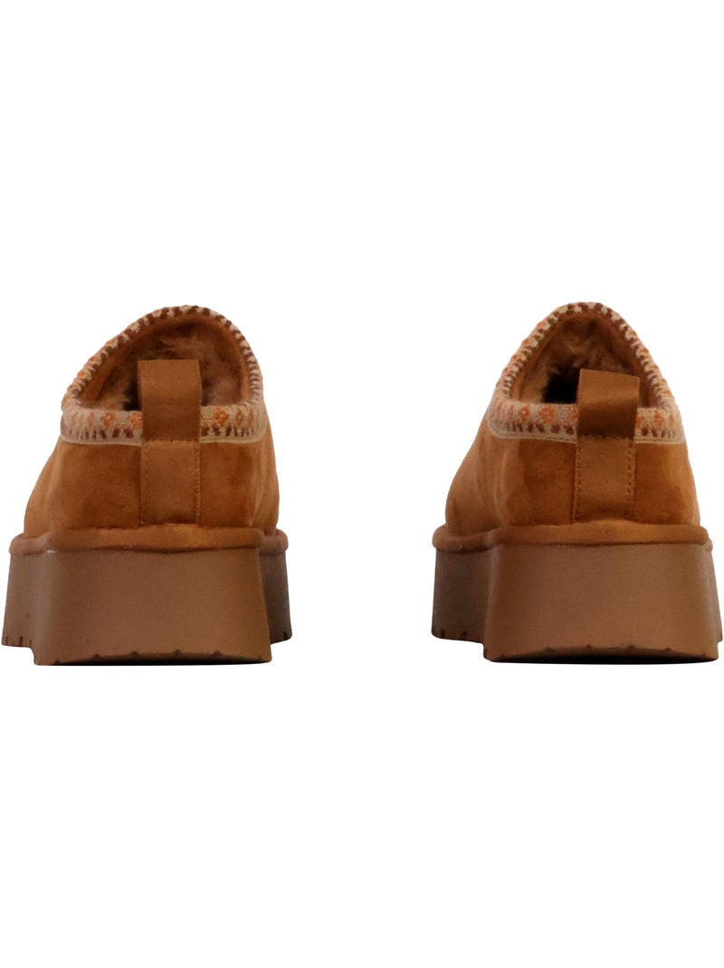 Pantofole Donna in Microfibra Cammello - Kiabi