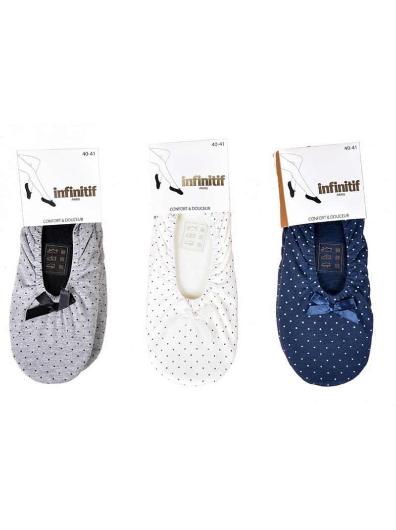 Pantofole donna INFINITIF Ballerine Multicolore - Kiabi