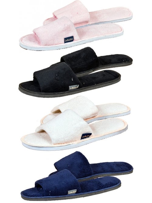 Pantofole donna INFINITIF Chaussons ballerine Confezione da 2 - Kiabi Pantofole donna INFINITIF Chaussons ballerine Confezione da 2 - Kiabi