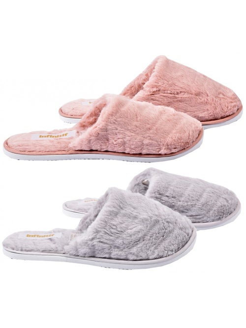 Pantofole Donna INFINITIF Confezione da 2 - Kiabi