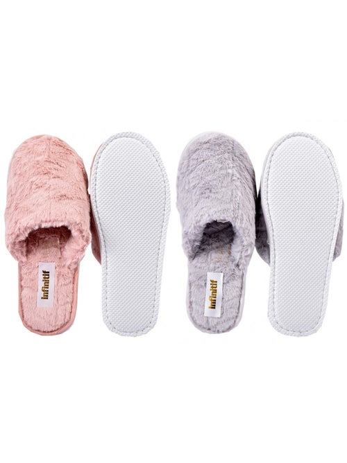 Pantofole Donna INFINITIF Confezione da 2 - Kiabi