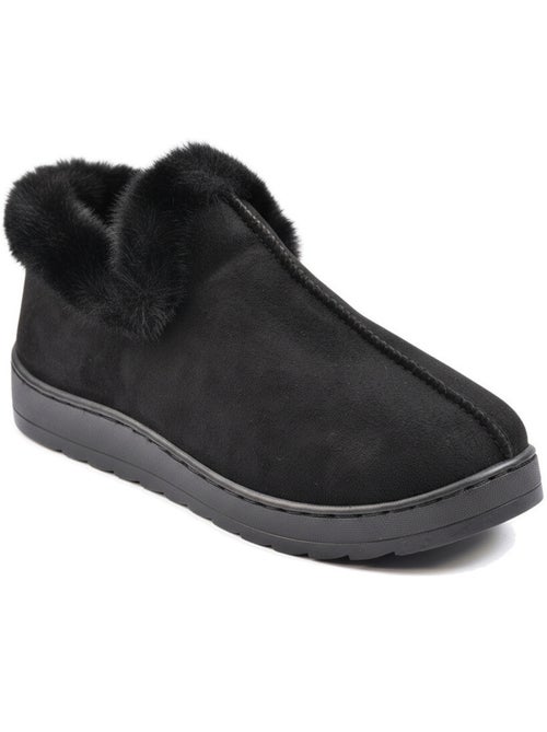Pantofole donna invernali scandinave ozabi, montanti caviglia, suola dentellata - Kiabi Pantofole donna invernali scandinave ozabi, montanti caviglia, suola dentellata - Kiabi