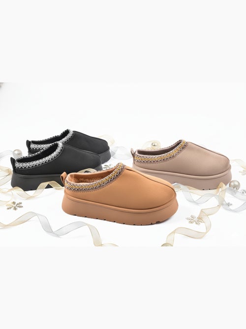 Pantofole Donna Inverno Mule Stile Scandinavo MD9769 - Kiabi