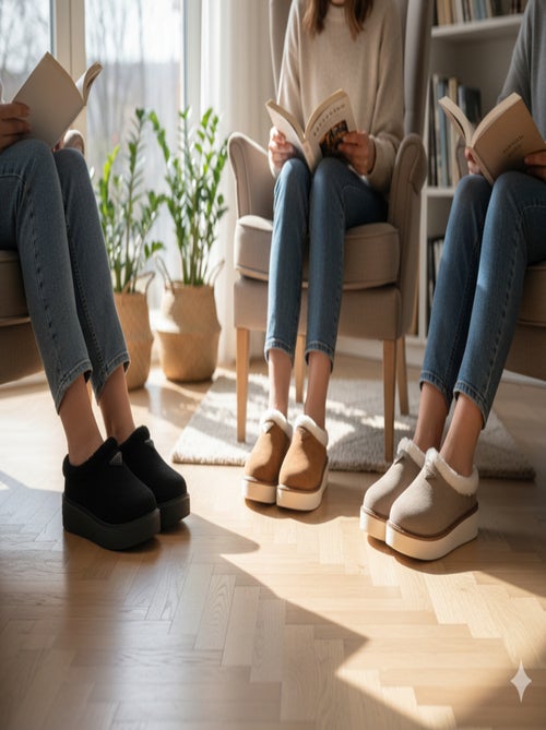 Pantofole Donna Inverno Mule Stile Scandinavo ND10882 - Kiabi