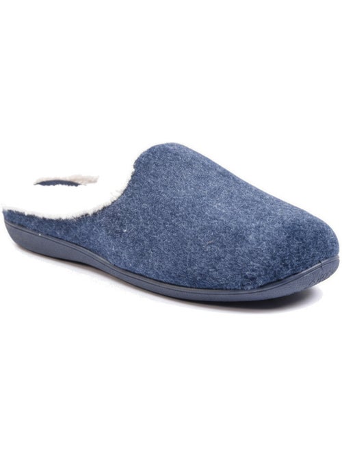 Pantofole donna inverno ozabi, feltro tinta unita sfumato, collo ecopelliccia - Kiabi Pantofole donna inverno ozabi, feltro tinta unita sfumato, collo ecopelliccia - Kiabi