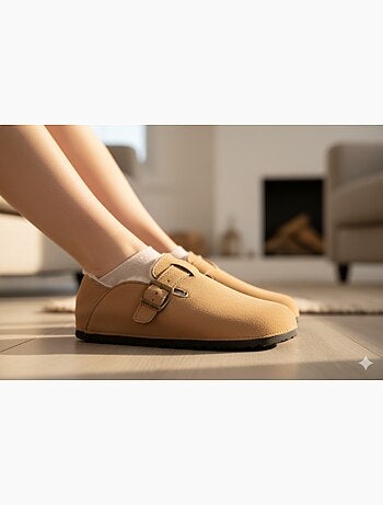 Pantofole Donna Inverno Sabots Interni Foderati MD8845