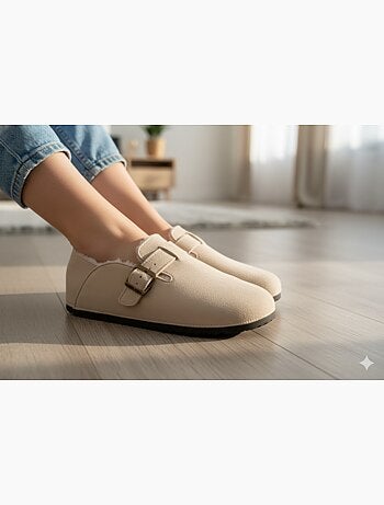 Pantofole Donna Inverno Sabots Interni Foderati MD8845