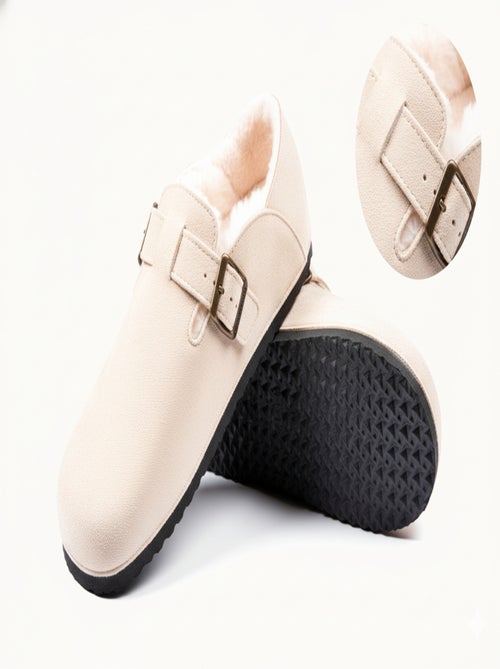 Pantofole Donna Inverno Zoccoli da Interno Foderati MD8845 - Kiabi