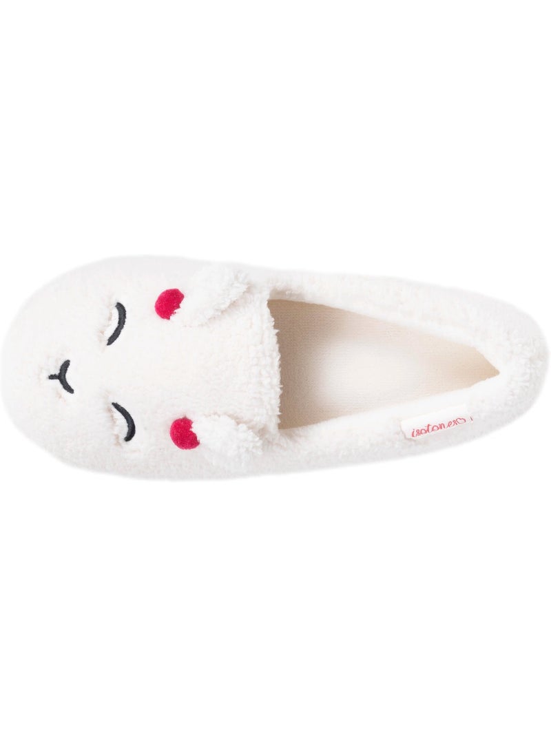 Pantofole   donna isotoner Avorio - Kiabi