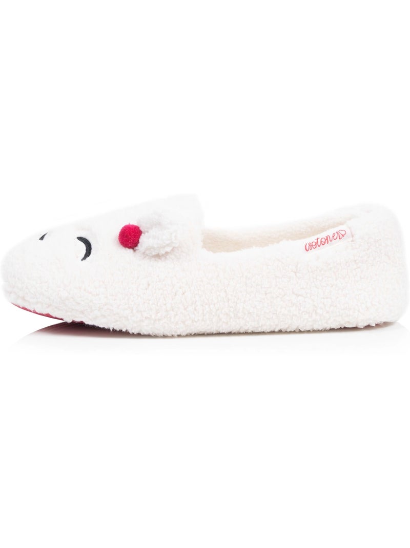 Pantofole   donna isotoner Avorio - Kiabi