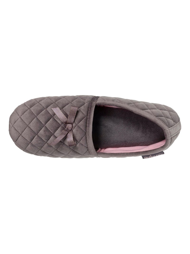 Pantofole   donna Isotoner Grigio scuro - Kiabi