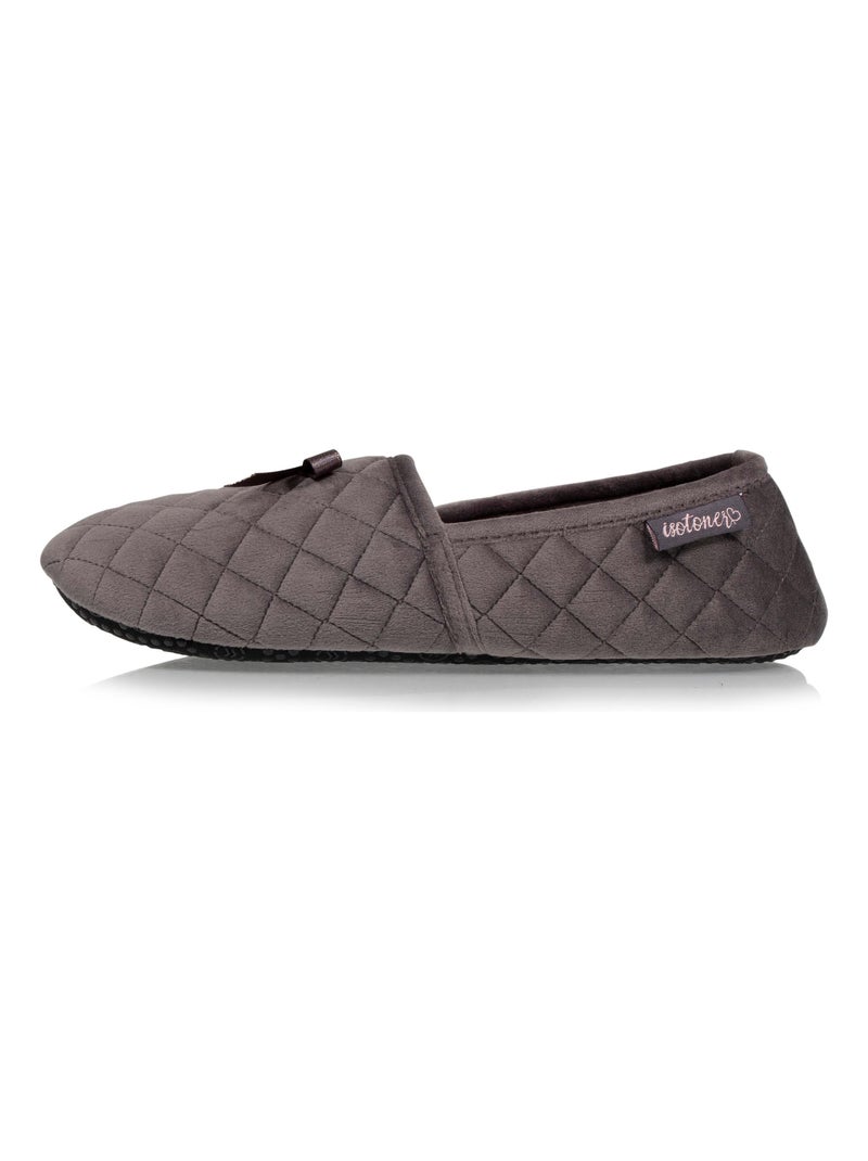 Pantofole   donna Isotoner Grigio scuro - Kiabi