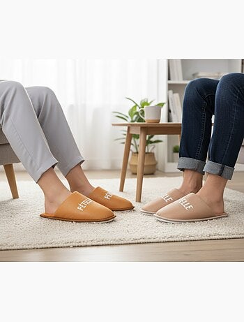 Pantofole Donna Lurex Glitter Confezione da 2 Paia