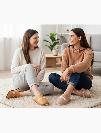 Pantofole Donna Lurex Glitter Confezione da 2 Paia