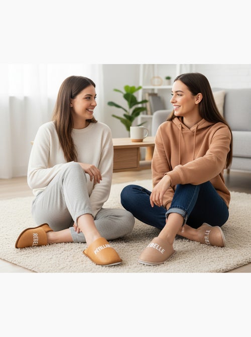 Pantofole Donna Lurex Glitter Confezione da 2 Paia - Kiabi