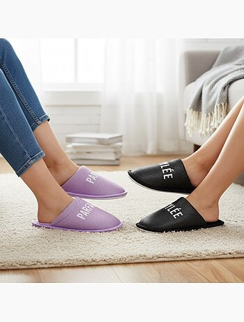 Pantofole Donna Lurex Glitter Confezione da 2 Paia