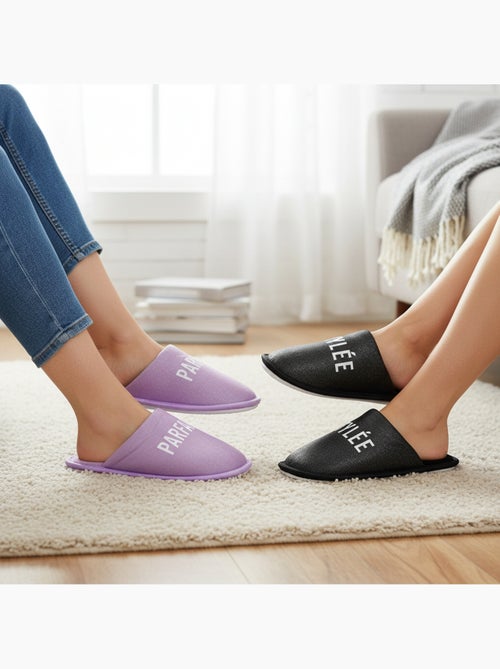 Pantofole Donna Lurex Glitter Confezione da 2 Paia - Kiabi