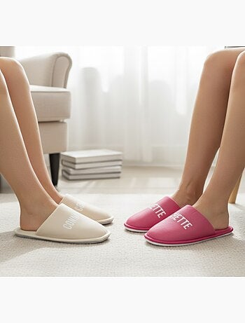 Pantofole Donna Lurex Glitter Confezione da 2 Paia