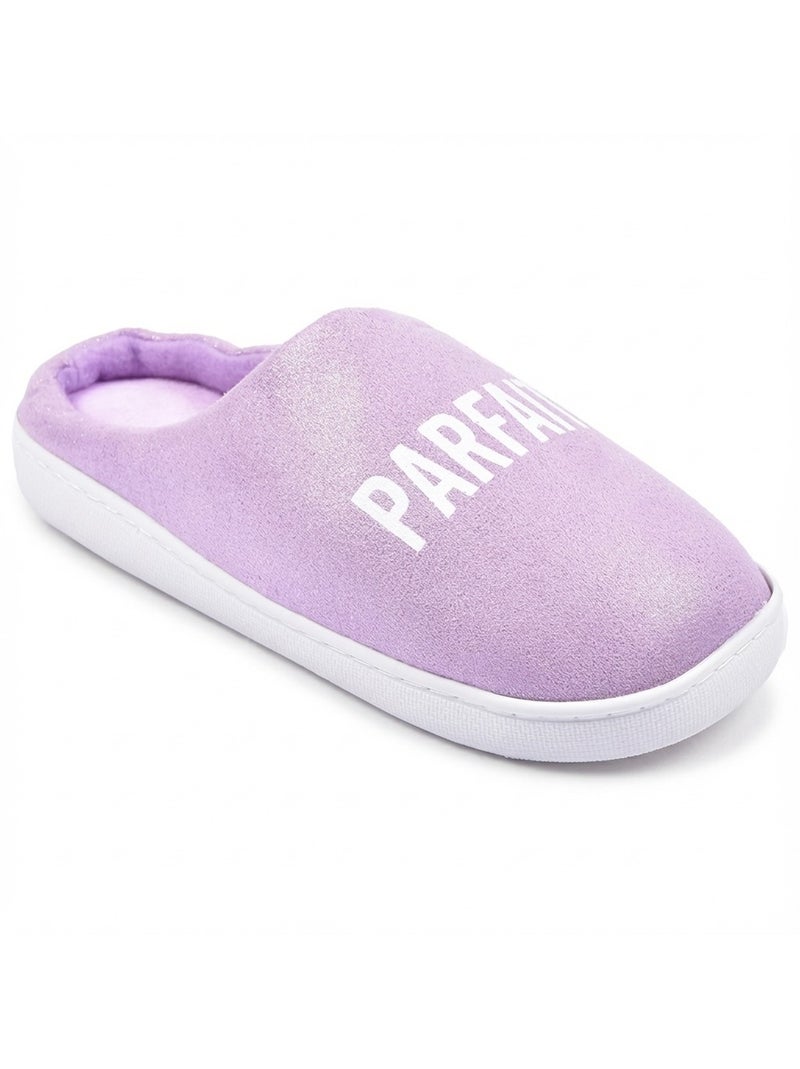 Pantofole Donna Lurex Glitter Viola - Kiabi