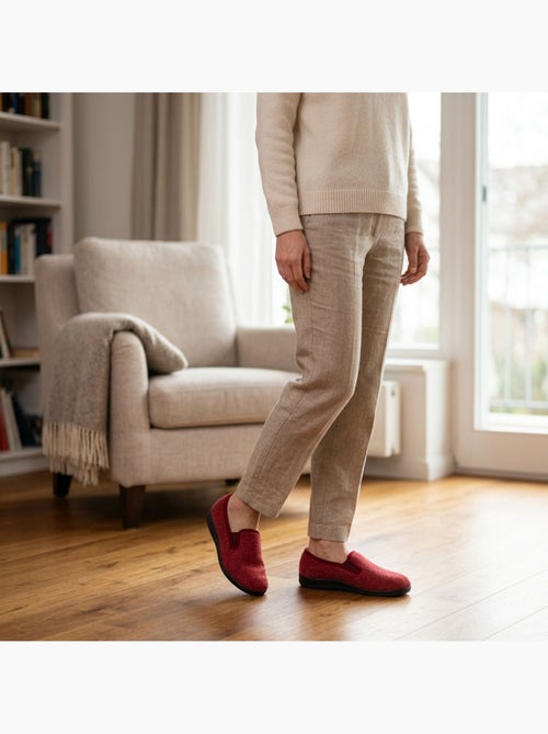 Pantofole Donna OZABI Charentaises Calde Foderate Suola Antiscivolo - Kiabi Pantofole Donna OZABI Charentaises Calde Foderate Suola Antiscivolo - Kiabi