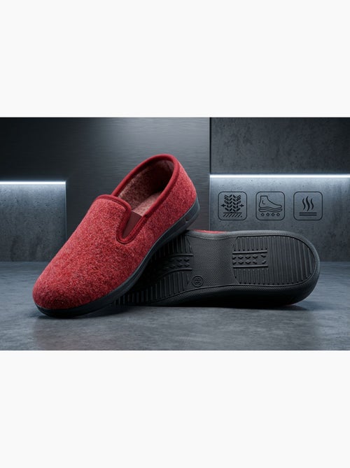 Pantofole Donna OZABI Charentaises Calde Foderate Suola Antiscivolo - Kiabi Pantofole Donna OZABI Charentaises Calde Foderate Suola Antiscivolo - Kiabi